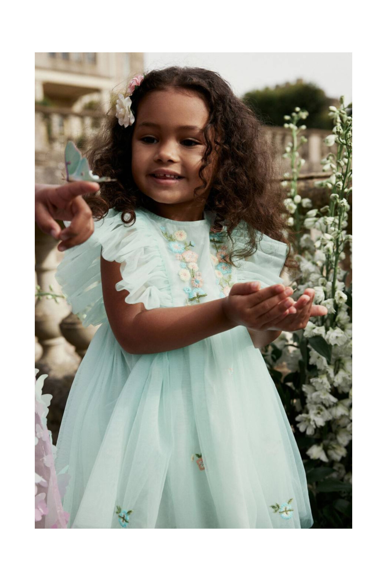 پیراهن آبی گلدوزی