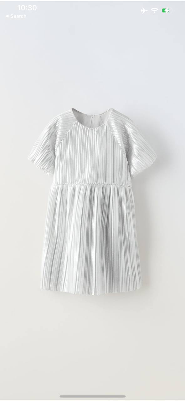 پیراهن نقره ای شاینی