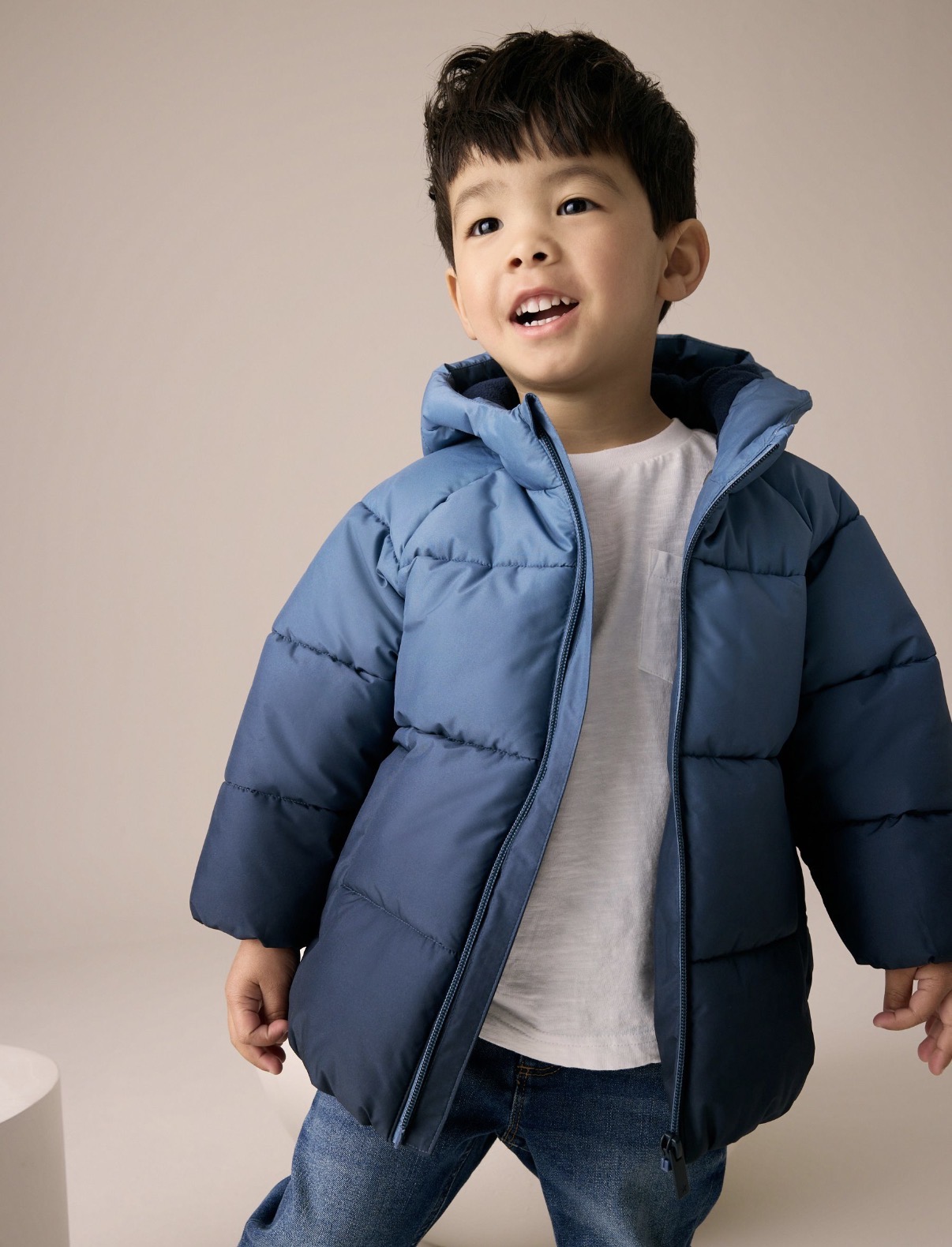 کاپشن سرمه ایی آبی