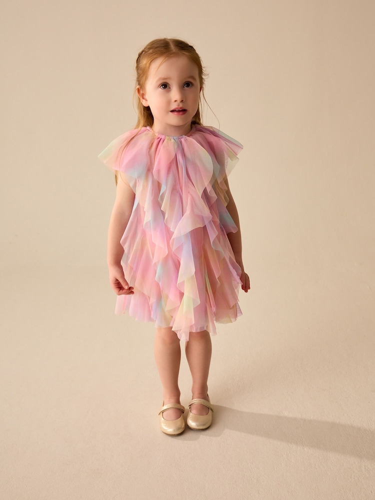 پیراهن رنگی چین دار