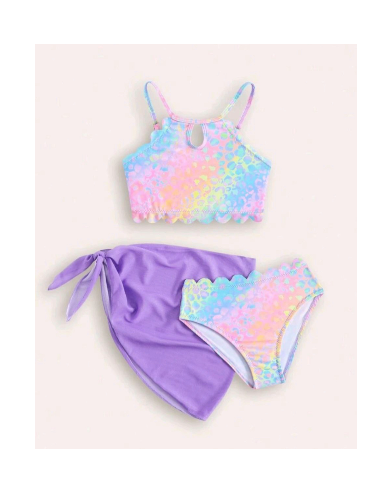 مایو‌سه تیکه دامن گره ایی