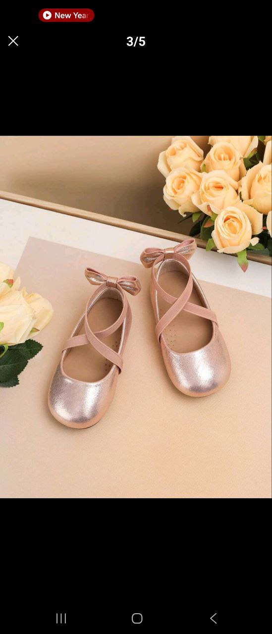 کفش رزگلد پشت پاپیون